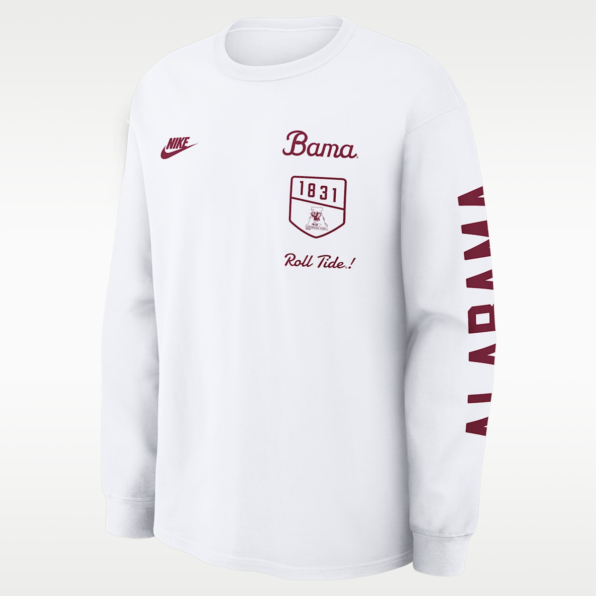 Alabama Legacy Playera de manga larga universitaria Nike para hombre