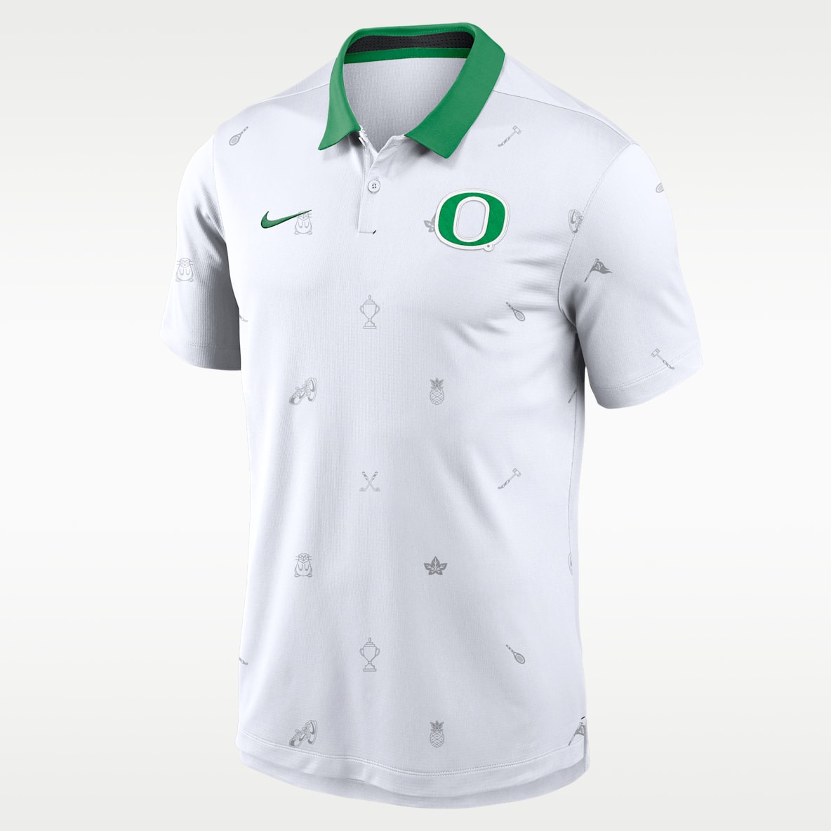 Oregon Vapor Pattern Men's Nike Dri-FIT College Polo