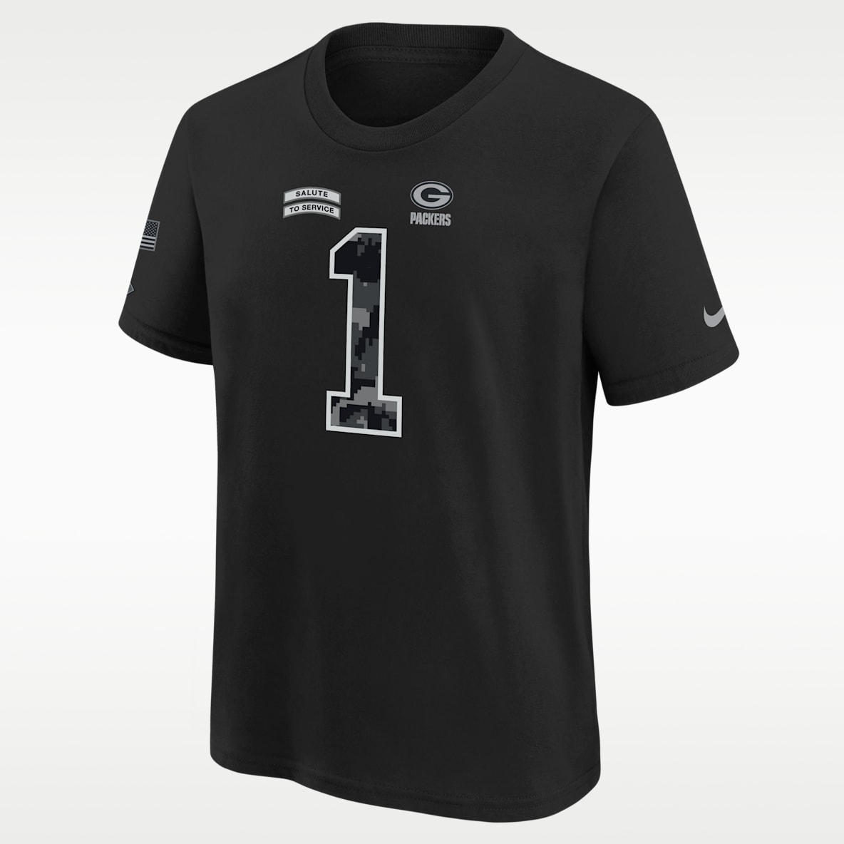 Micah Parsons Green Bay Packers Salute to Service Big Kids' Nike NFL T-Shirt