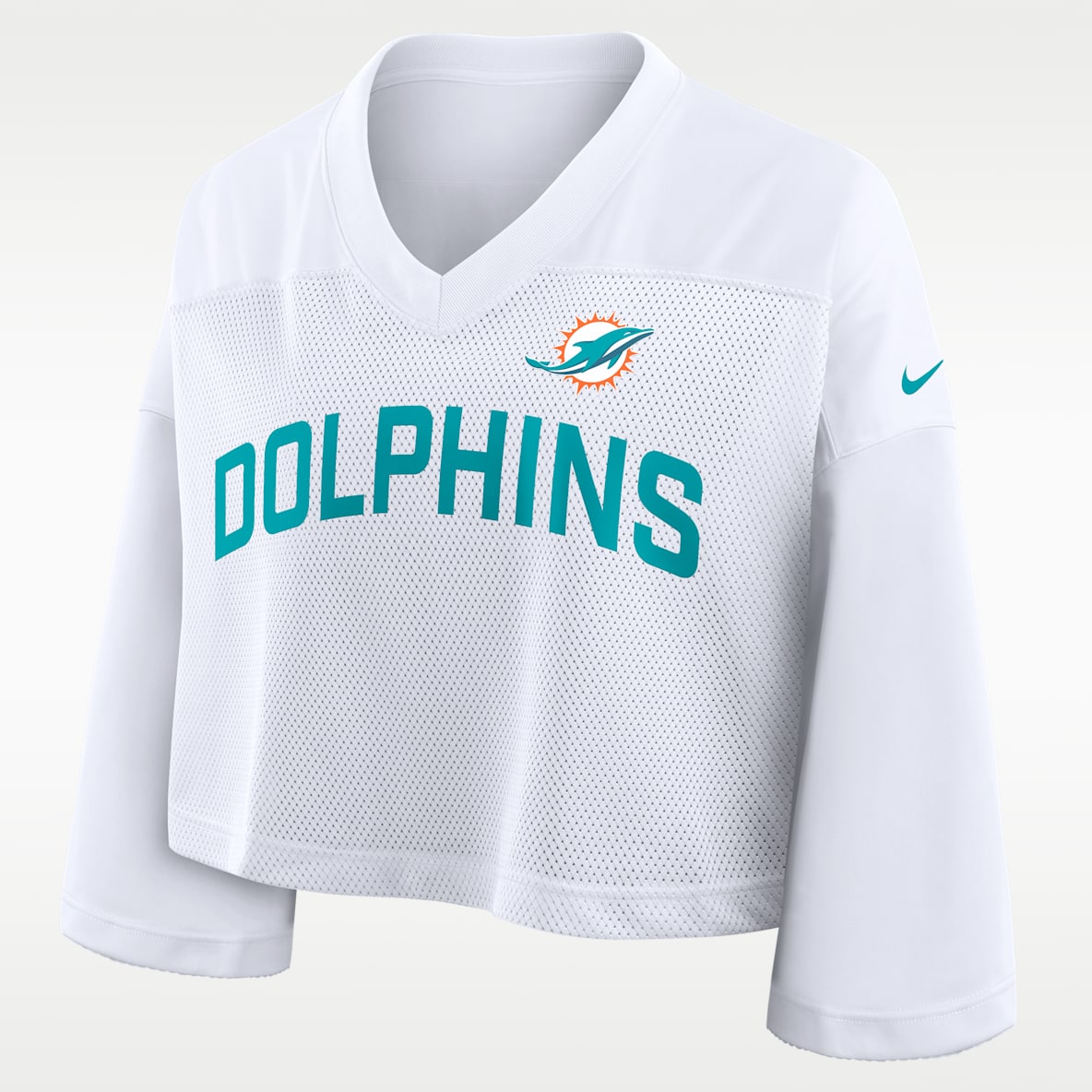 Miami Dolphins Wide Receiver Jersey Fashion Women's Nike Dri-FIT NFL Cropped Top