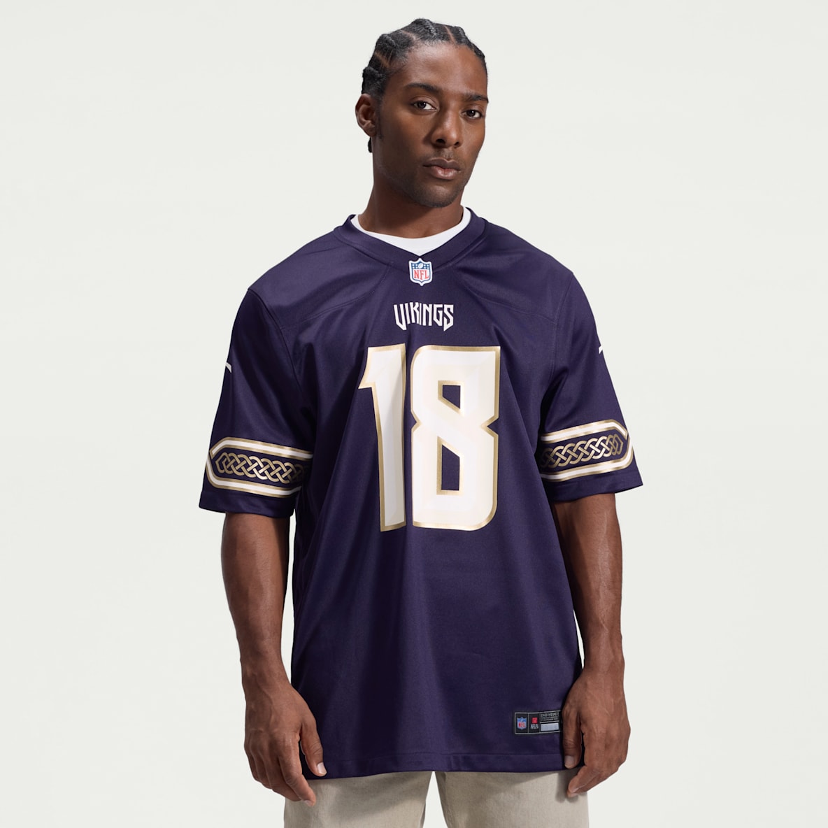 Justin Jefferson Minnesota Vikings Rivalries Collection Men's Nike NFL Game Jersey