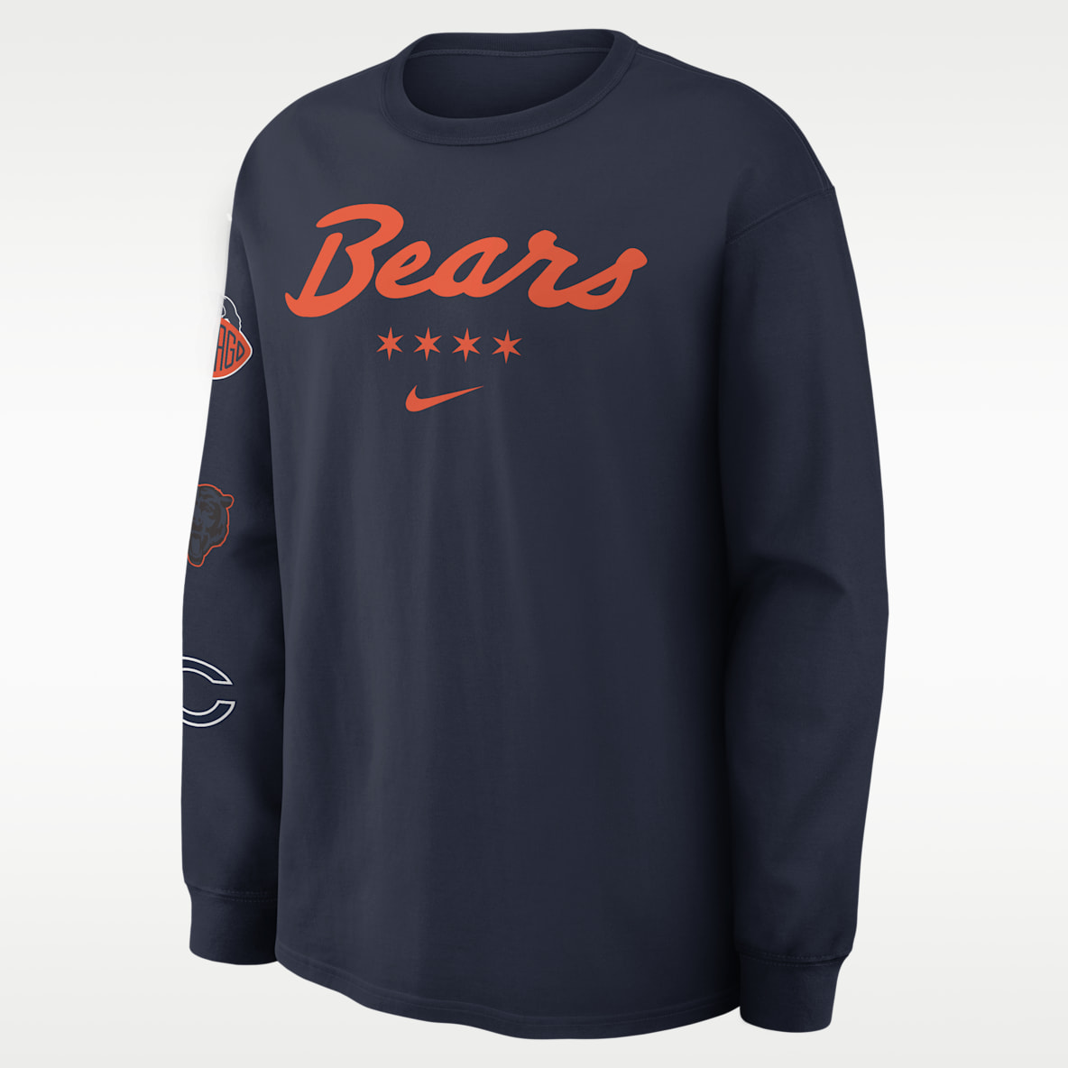 Chicago Bears Rivalries Collection Max90 Men's Nike NFL Long-Sleeve T-Shirt