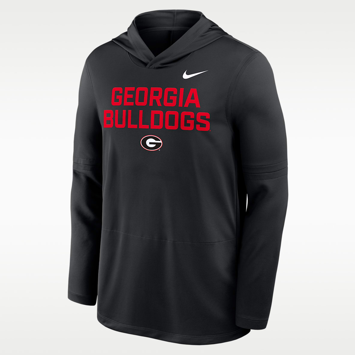 Georgia Sideline Men's Nike Dri-FIT College Long-Sleeve Hooded Top