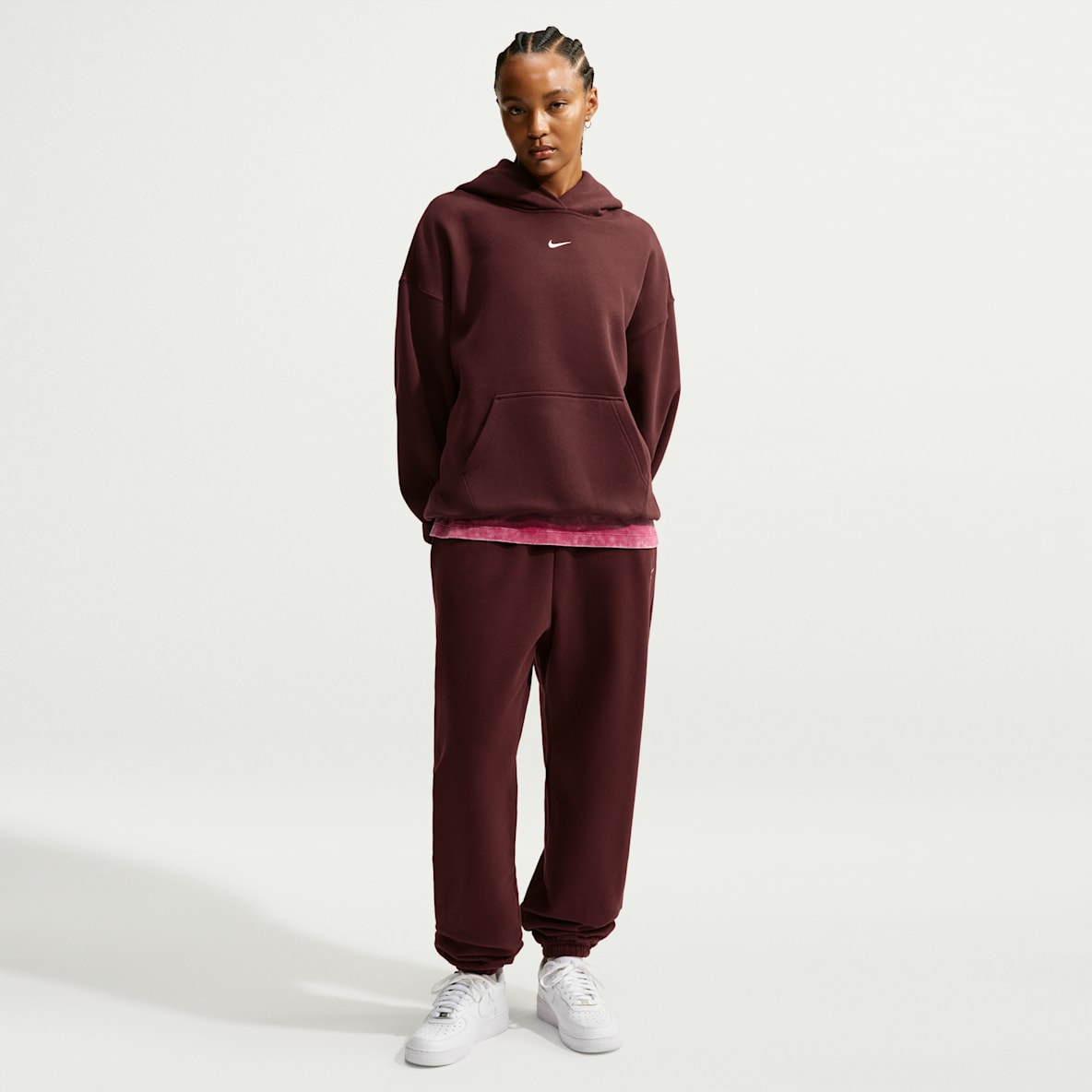 Nike Studio Fleece Medium Weight Women's High-Rise Oversized Cuffed Pants