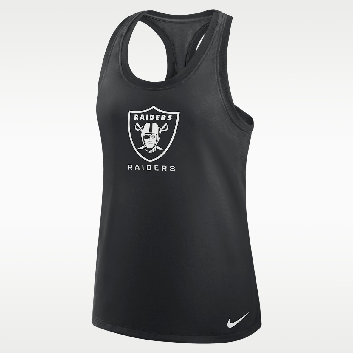 Las Vegas Raiders Hurry Up Women's Nike Dri-FIT NFL Racerback Tank Top