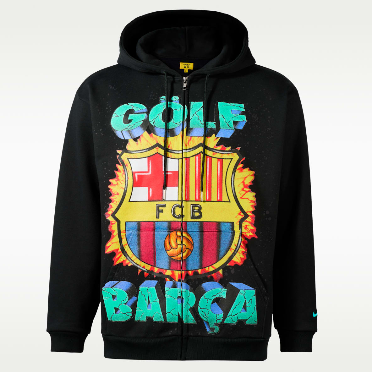 FC Barcelona x GOLF WANG Men's Nike Soccer Full-Zip Hoodie