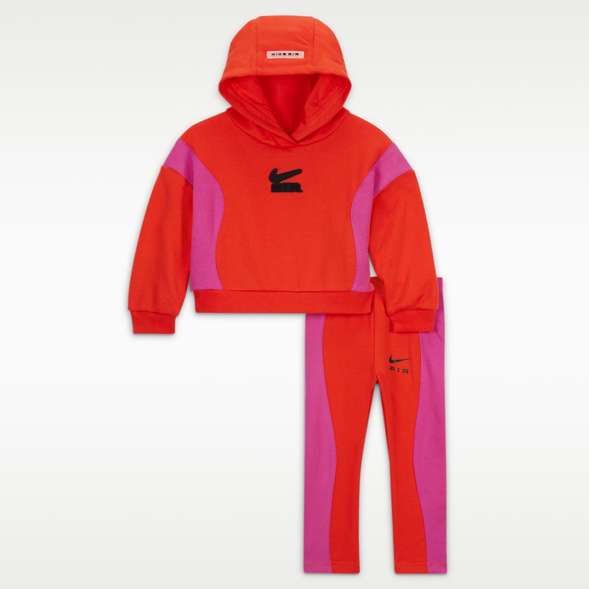 Set Nike Air med tröja och leggings i sweatshirttyg Set för baby (12–24 mån)
