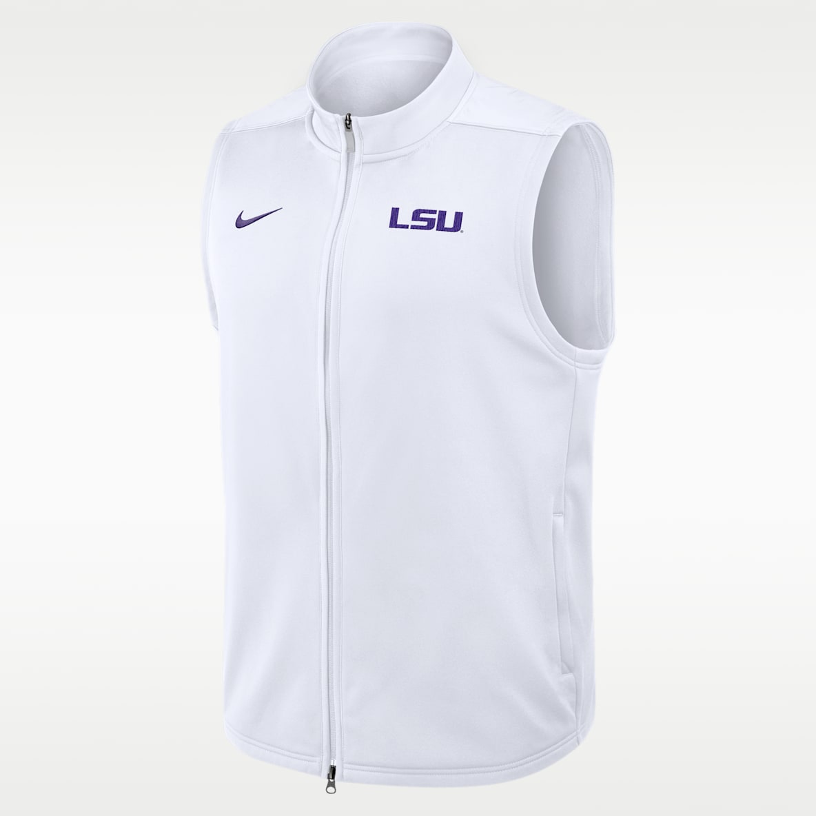 LSU Primetime Victory Men's Nike Therma-FIT College Full-Zip Vest