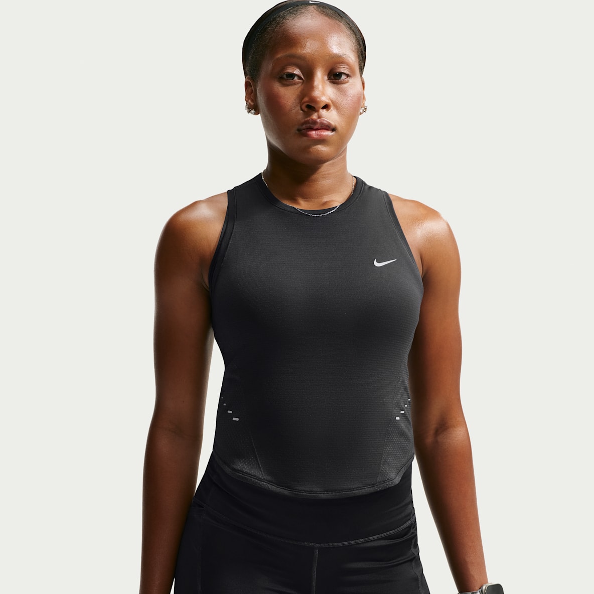 Nike Swift Women's Dri-FIT Seamless Cropped Running Tank Top