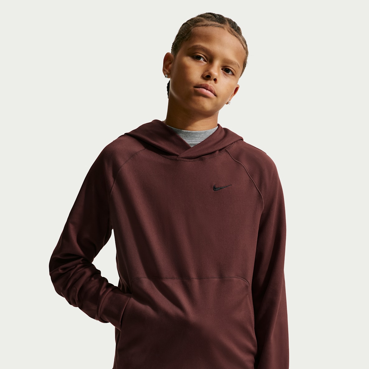 Nike Primary Nanoknit Big Kids' (Boys') Dri-FIT UV Protection Pullover Hoodie