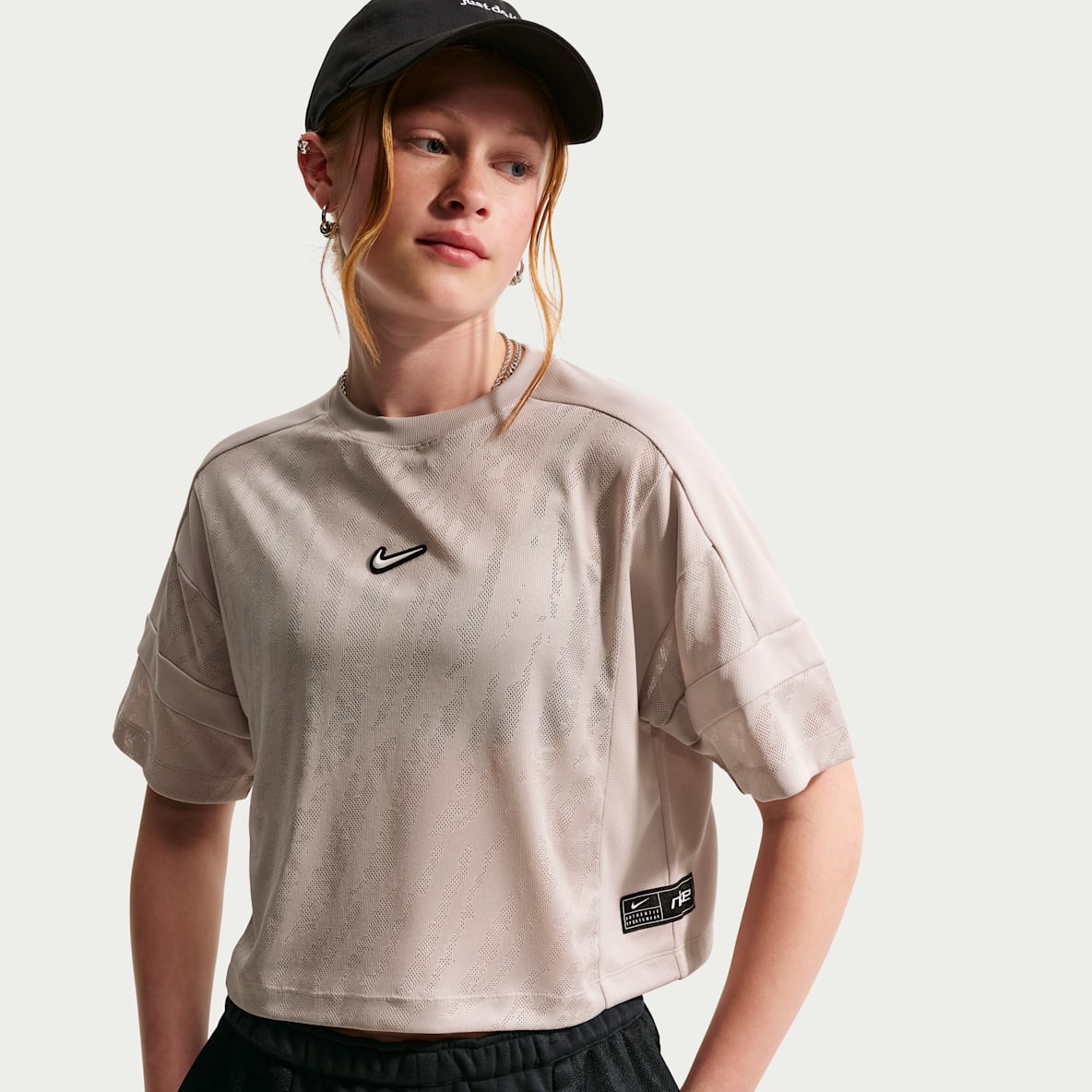 Nike Sportswear Top da danza in mesh con copertura - Ragazza