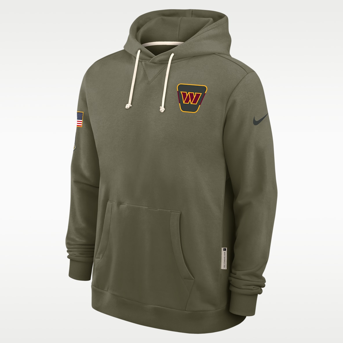 Washington Commanders Salute to Service Sideline Dominant Force Men's Nike Dri-FIT NFL Pullover Hoodie