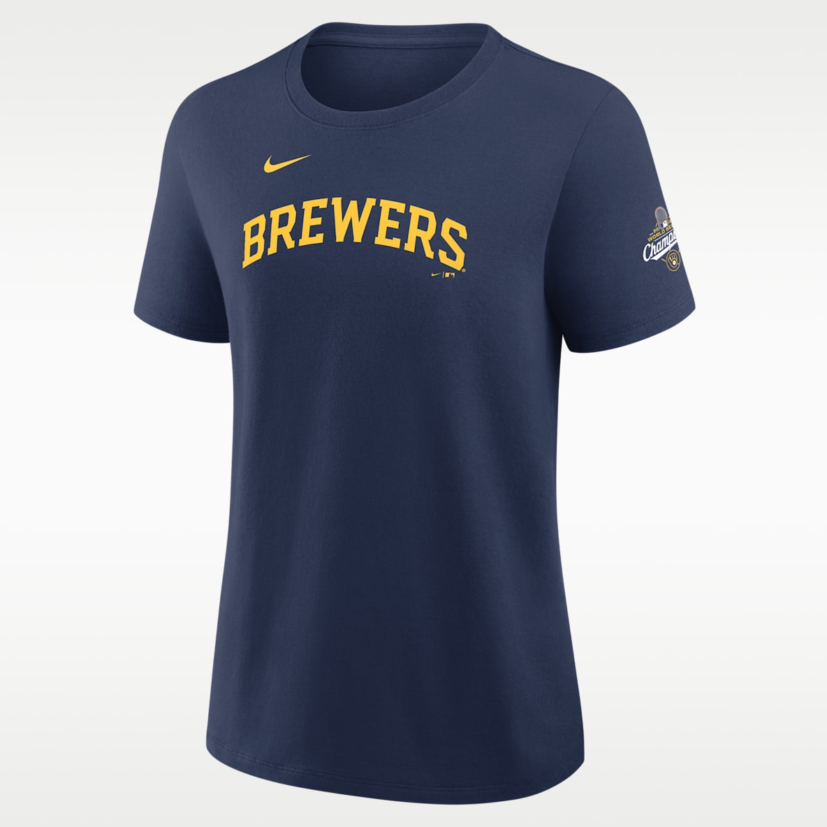 Christian Yelich Milwaukee Brewers 2026 World Series Champions Women's Nike MLB T-Shirt