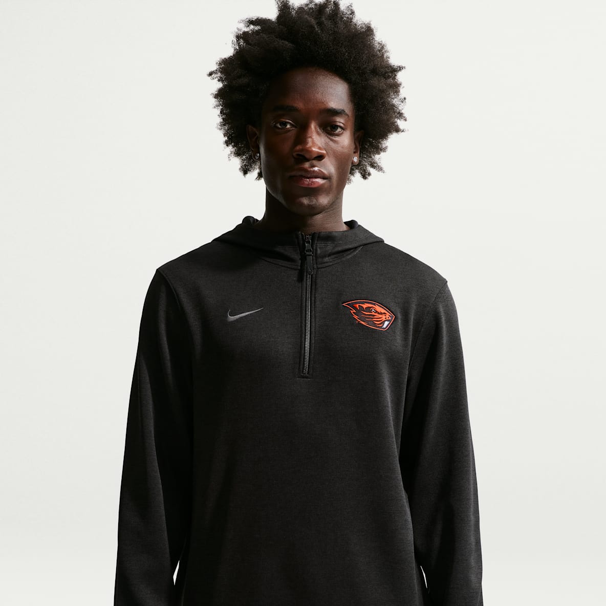 Oregon State Beavers Nike NCAA Men's Basketball Coaches' Pullover Hoodie