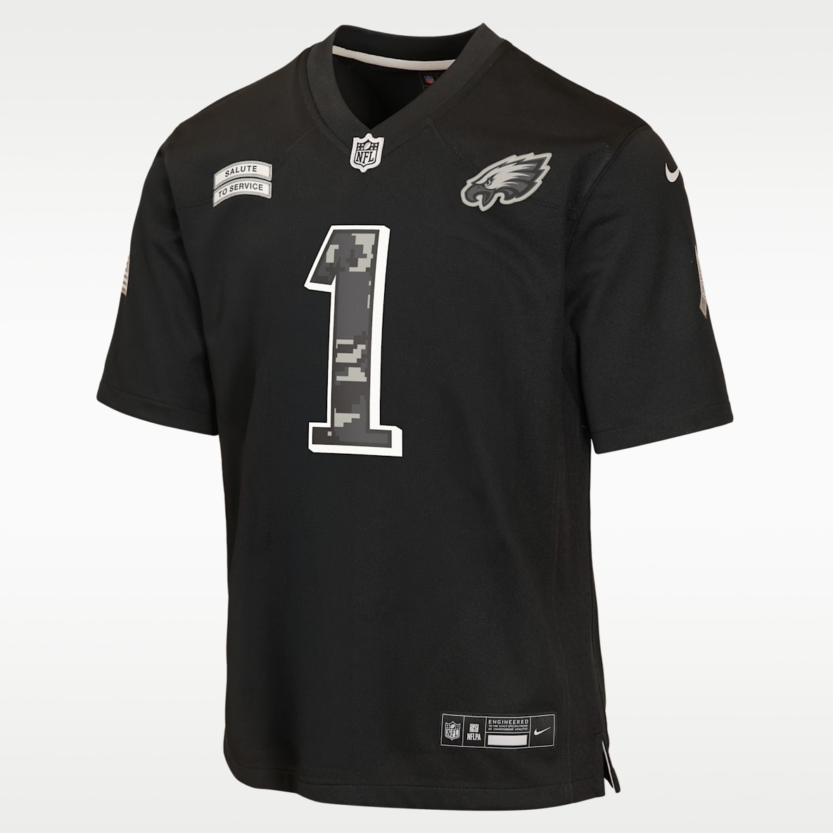 Jalen Hurts Philadelphia Eagles Salute to Service Big Kids' Nike NFL Game Jersey