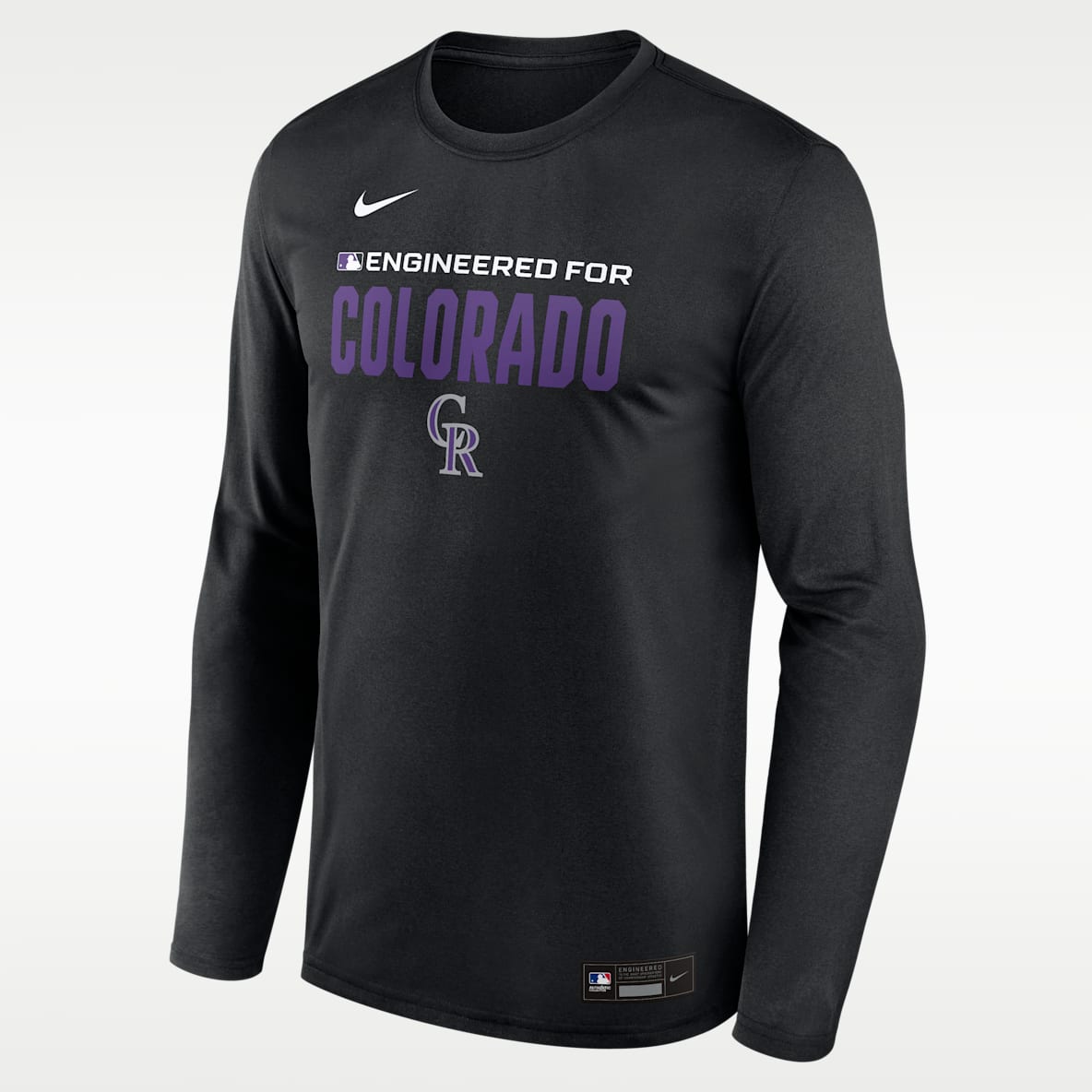 Colorado Rockies Authentic Collection Team Issue Men's Nike Dri-FIT MLB Long-Sleeve T-Shirt