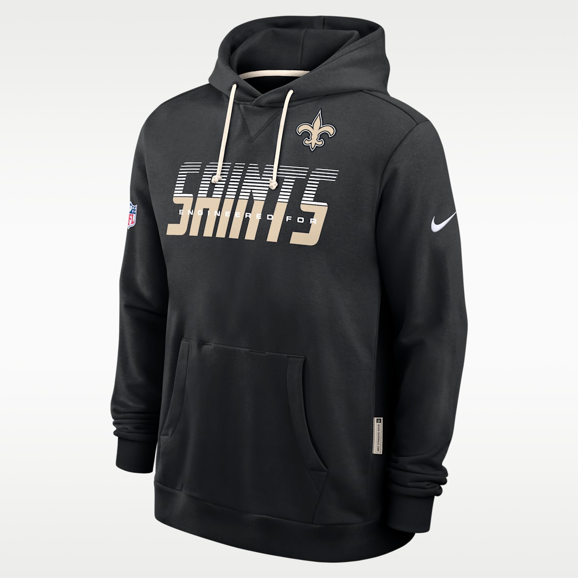 New Orleans Saints Sideline Standard Issue Men's Nike Dri-FIT NFL Pullover Hoodie