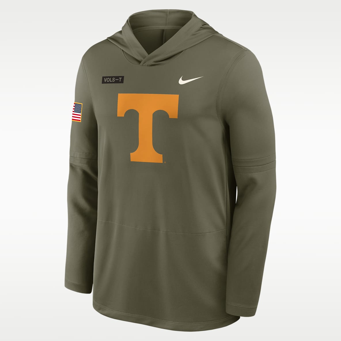Tennessee 2025 Military Appreciation Men's Nike Dri-FIT College Long-Sleeve Hooded Top