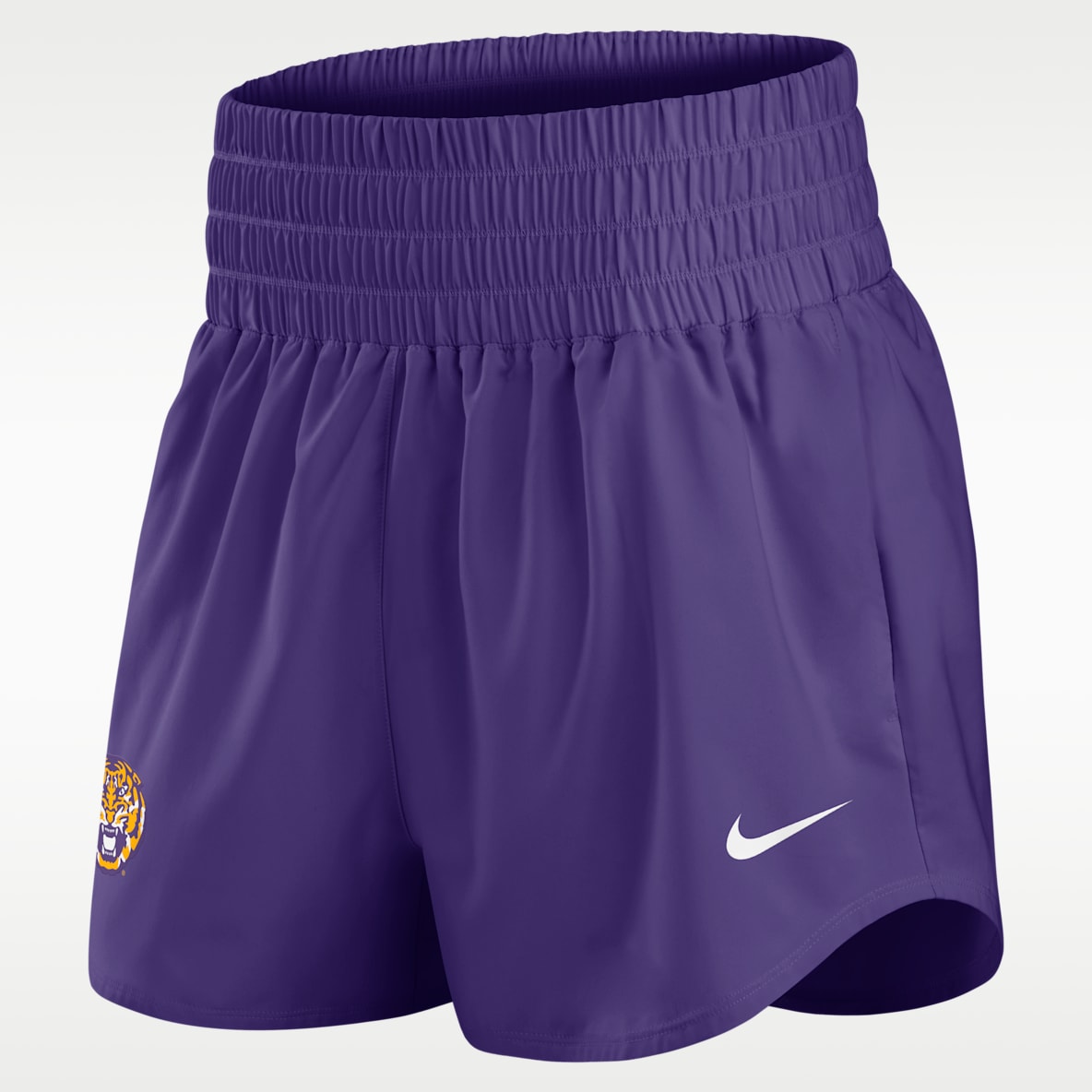 LSU Primary Logo One Women's Nike Dri-FIT College Shorts