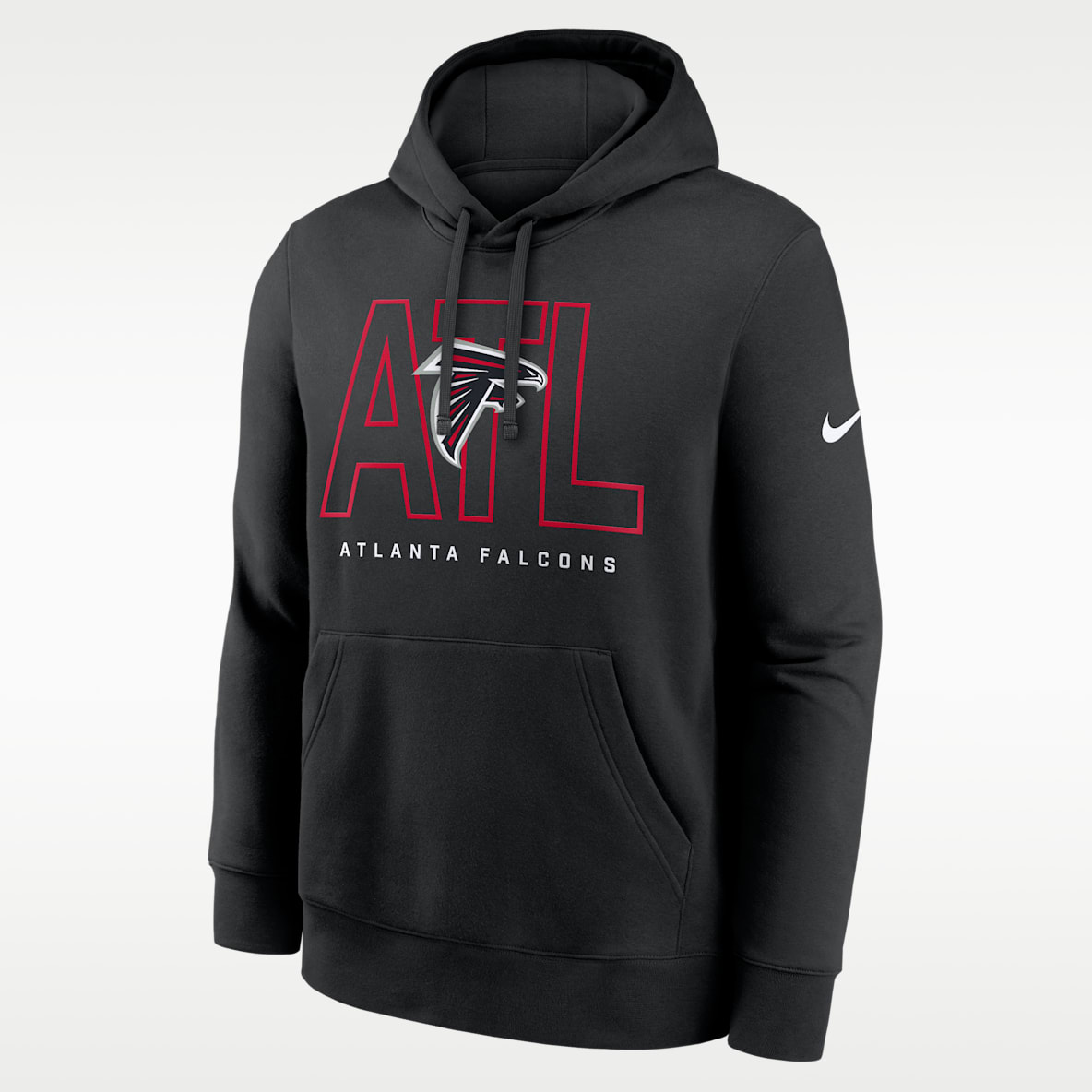 Atlanta Falcons Busted Play Club Sudadera con gorro sin cierre Nike de la NFL para hombre
