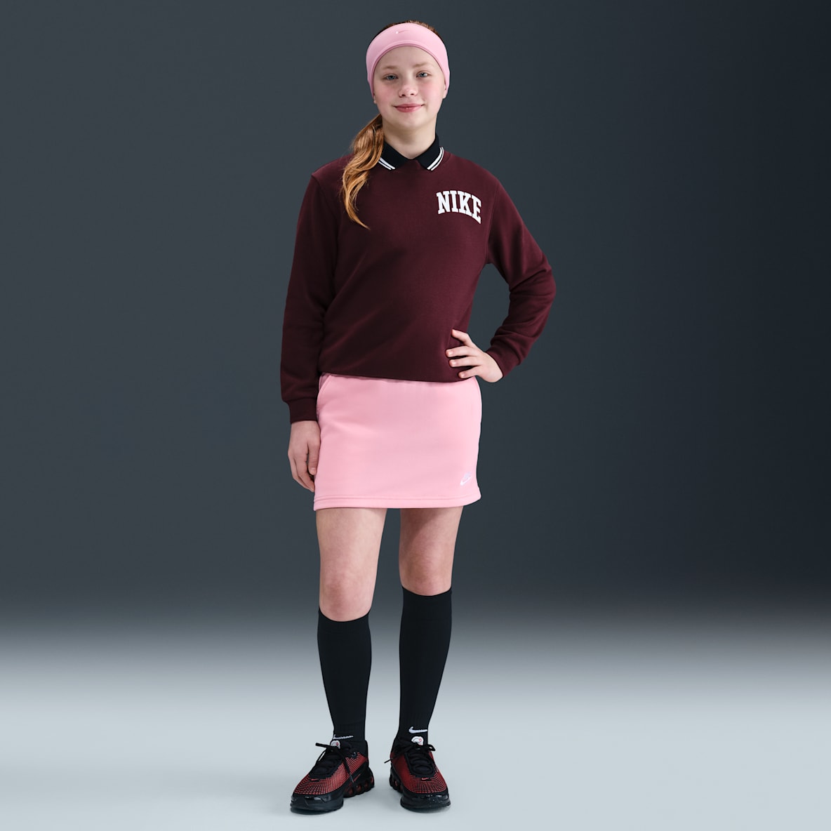 Nike Sportswear Club Big Kids' (Girls') French Terry Skirt