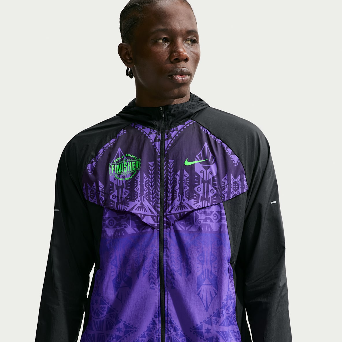 Nike Stride Chamarra de correr con protección contra los rayos UV Repel para hombre