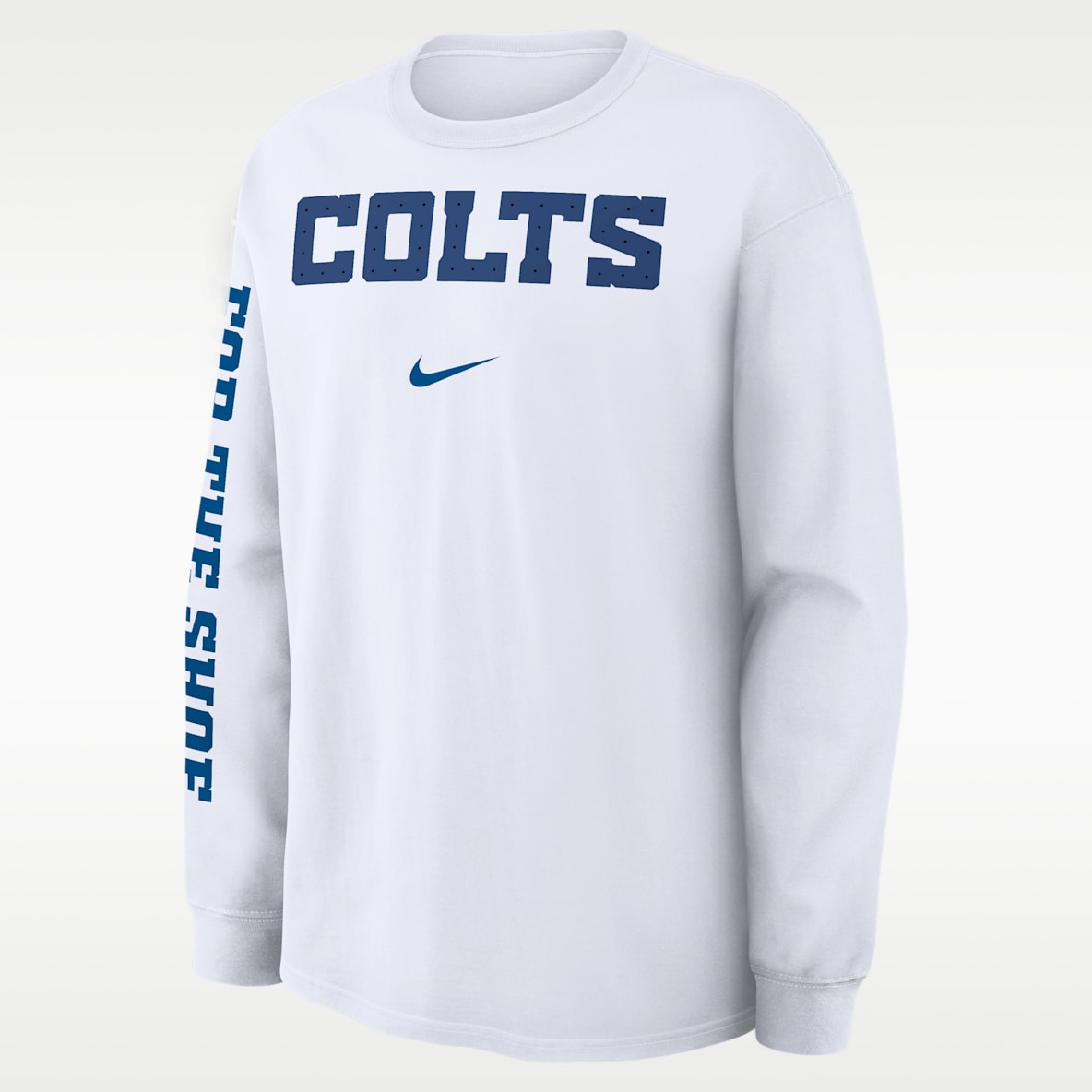 Indianapolis Colts Rivalries Collection Max90 Playera de manga larga Nike de la NFL para hombre