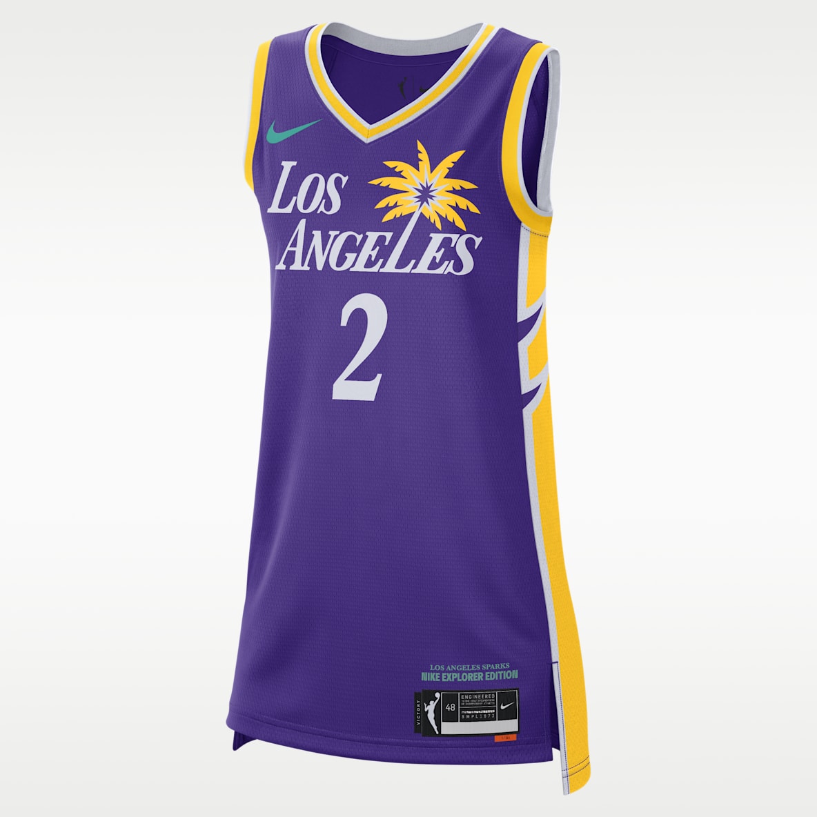 Los Angeles Sparks Explorer Edition Nike Dri-FIT WNBA Victory Jersey