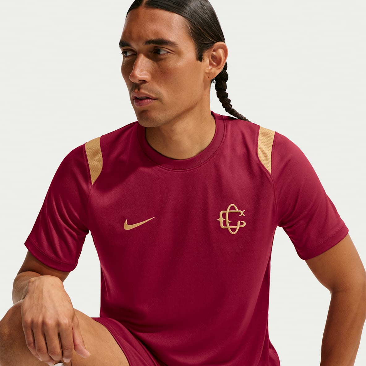 C.D. Guadalajara Academy Pro Playera de futbol de manga corta de tejido Knit Nike Dri-FIT para hombre