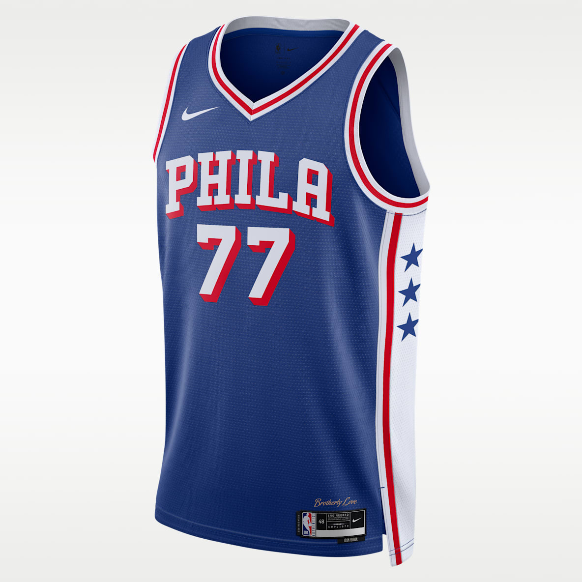 Philadelphia 76ers Icon Edition Jersey Nike Dri-FIT de la NBA Swingman para hombre