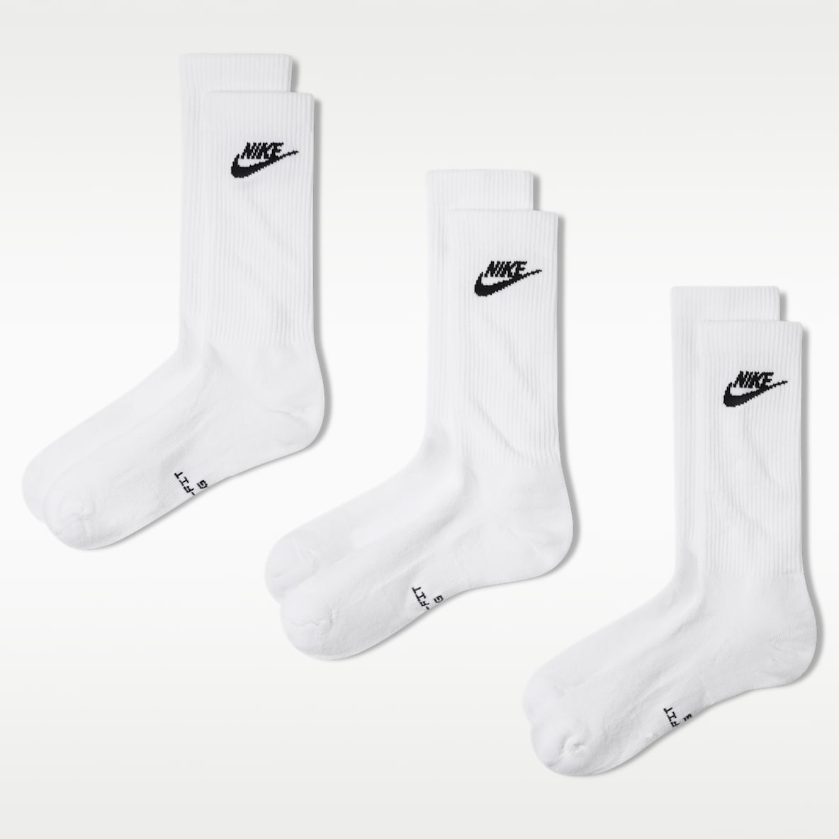 Nike Everyday Elevated Crew Socks (3 Pairs)
