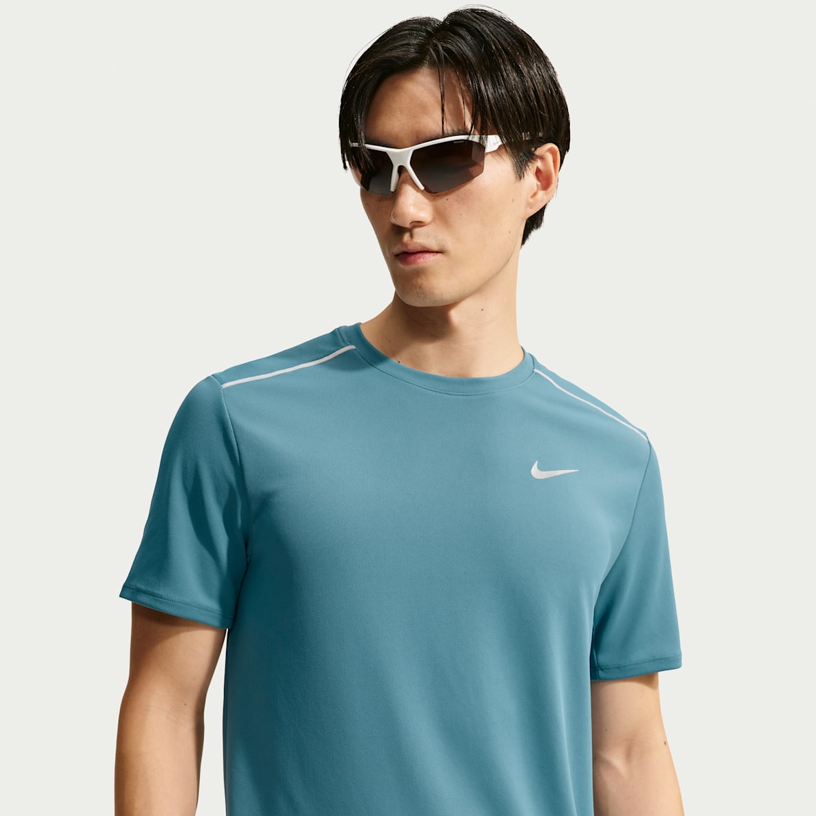 Nike Miler Men's Dri-FIT UV-Protection Short-Sleeve Running Top
