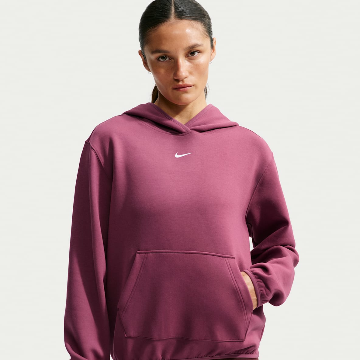 Nike Studio Fleece Sport Women's Dri-FIT Pullover Hoodie