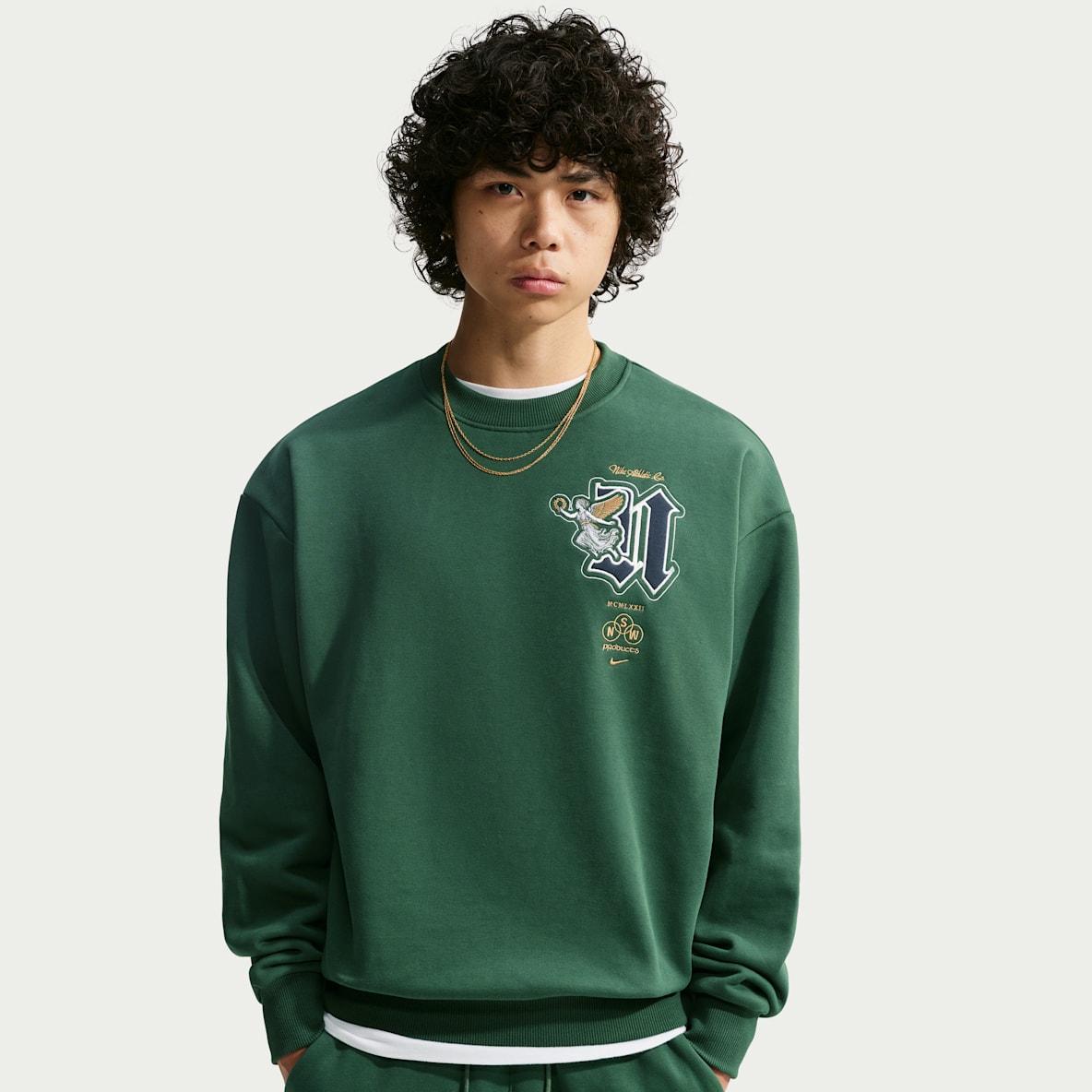 Nike Solo Fleece Sudadera de cuello redondo para hombre