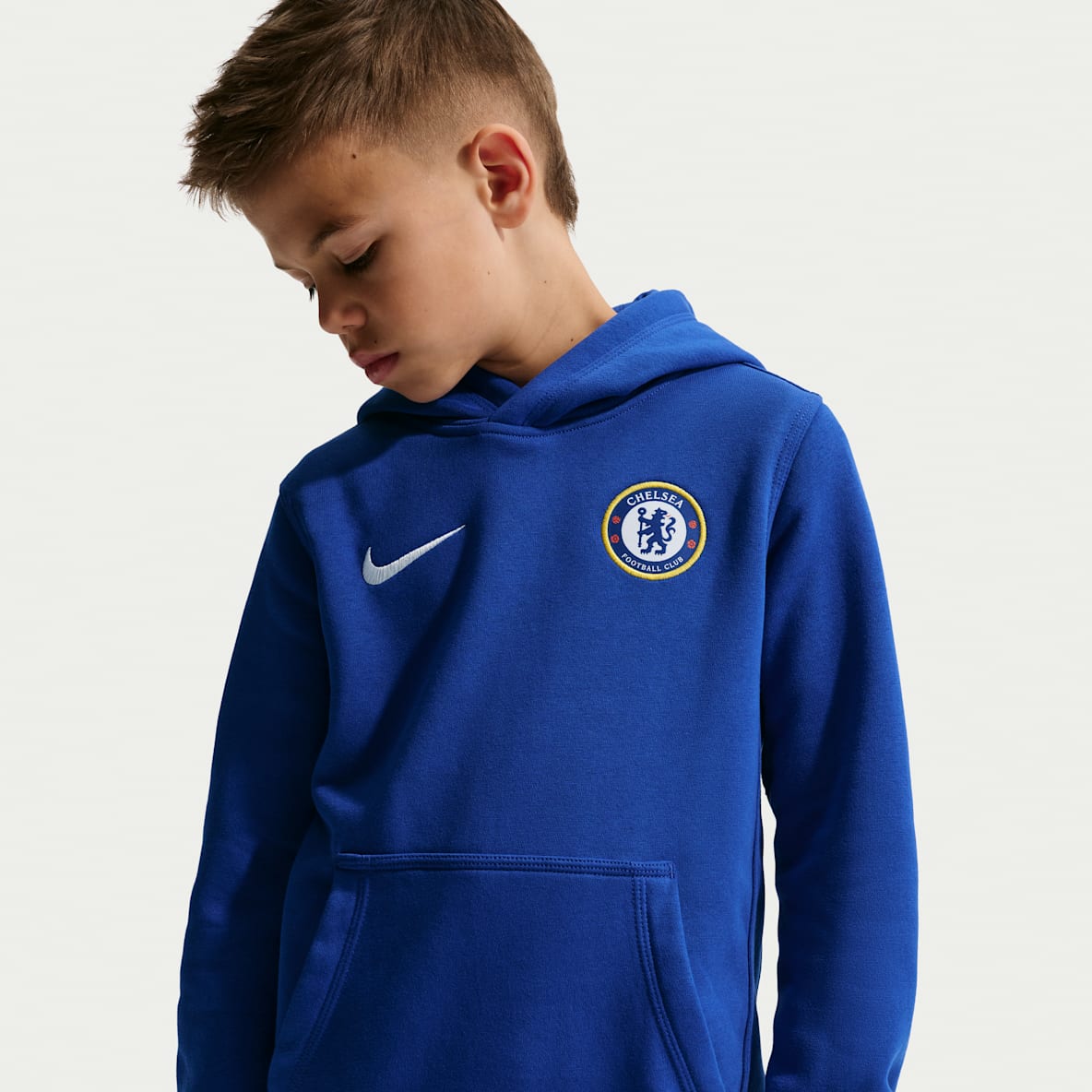 Chelsea FC Club Nike Football hettegenser til store barn (gutt)