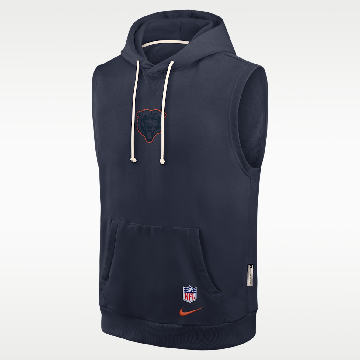 Chicago Bears Rivalries Collection Sideline Men's Nike Dri-FIT NFL Sleeveless Pullover Hoodie