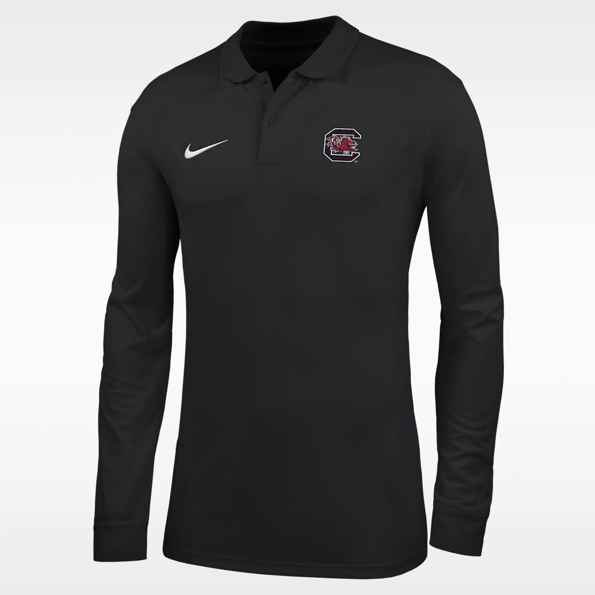 South Carolina Victory Polo de manga larga universitaria Nike Dri-FIT para hombre