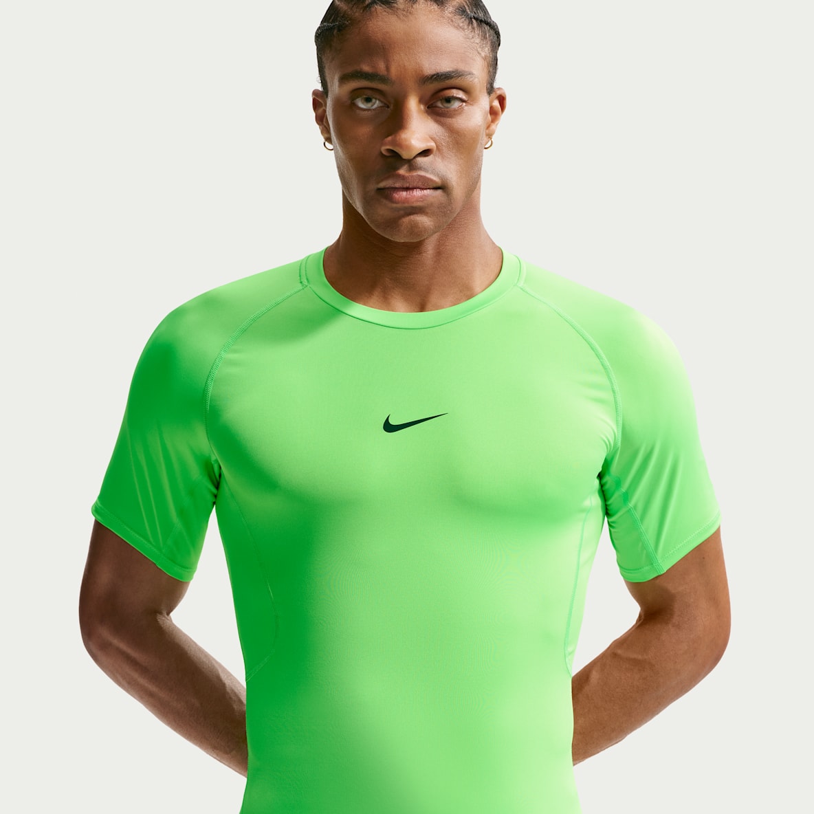 Nike Pro Playera de fitness ajustada de manga corta Dri-FIT para hombre