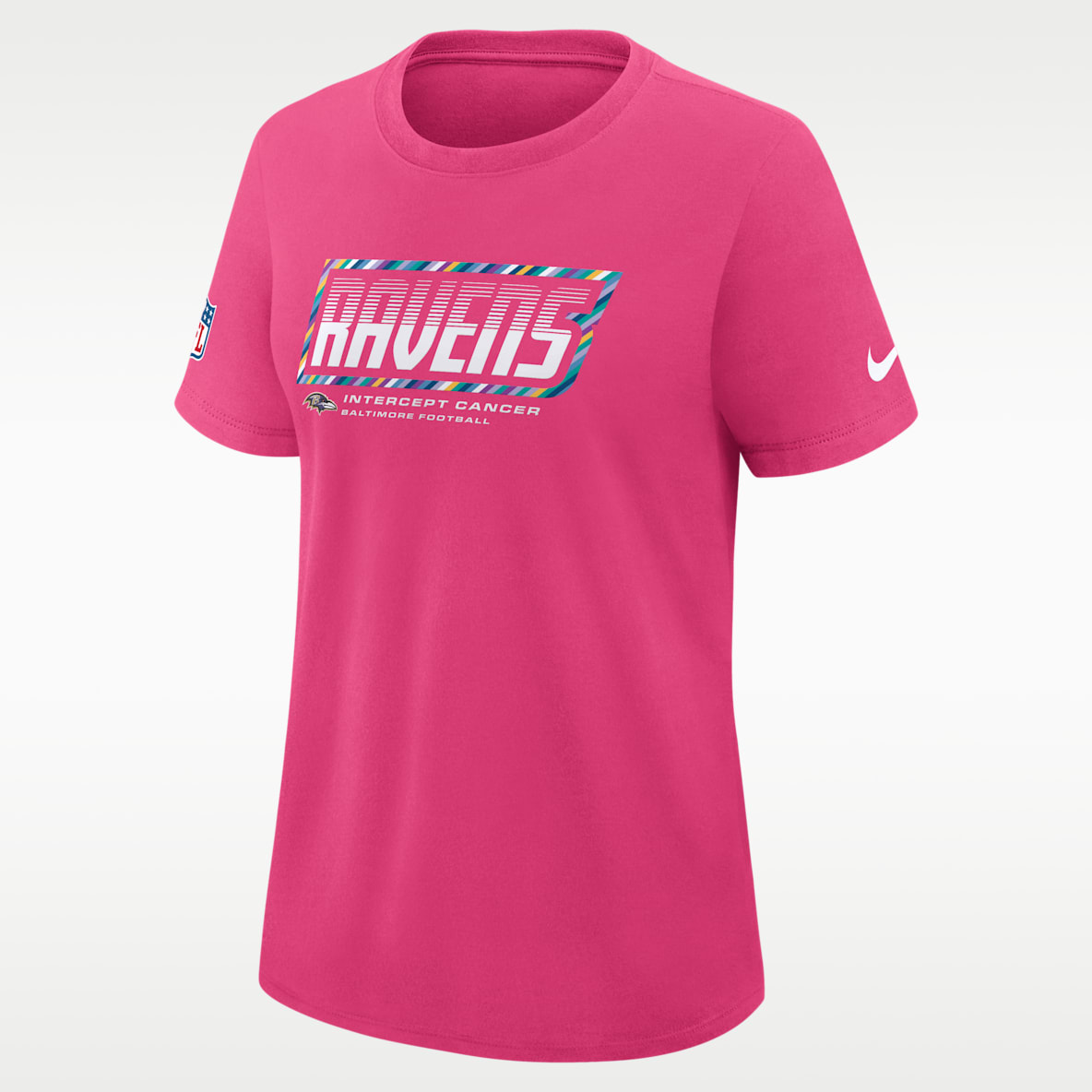 Baltimore Ravens Crucial Catch Women's Nike Dri-FIT NFL T-Shirt