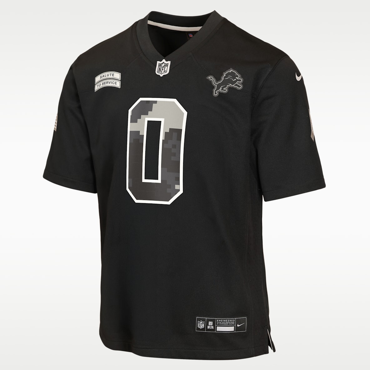 Jahmyr Gibbs Detroit Lions Salute to Service Big Kids' Nike NFL Game Jersey