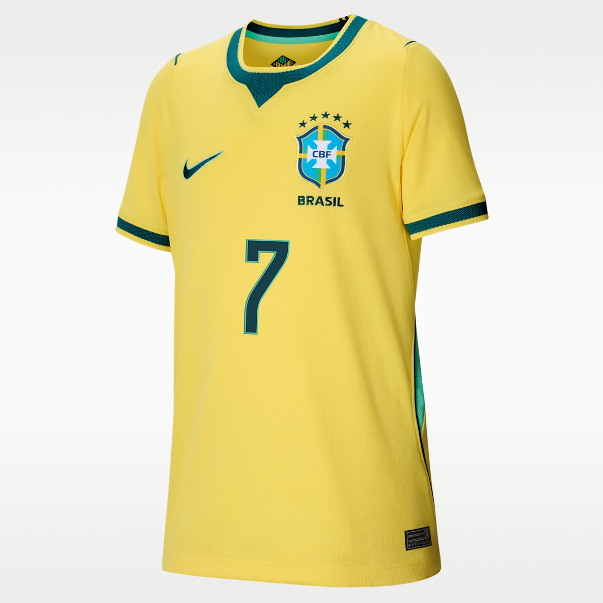 Vini Jr Brazil National Team 2026 Stadium Home Men's Nike Dri-FIT Football Replica Shirt
