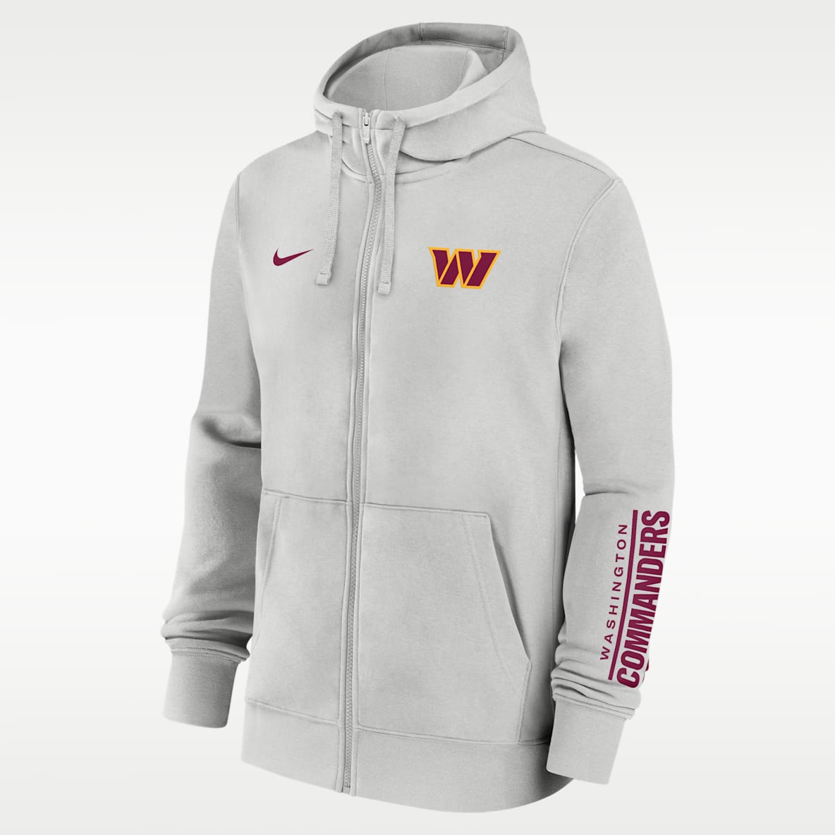 Washington Commanders Club Men's Nike NFL Full-Zip Hoodie