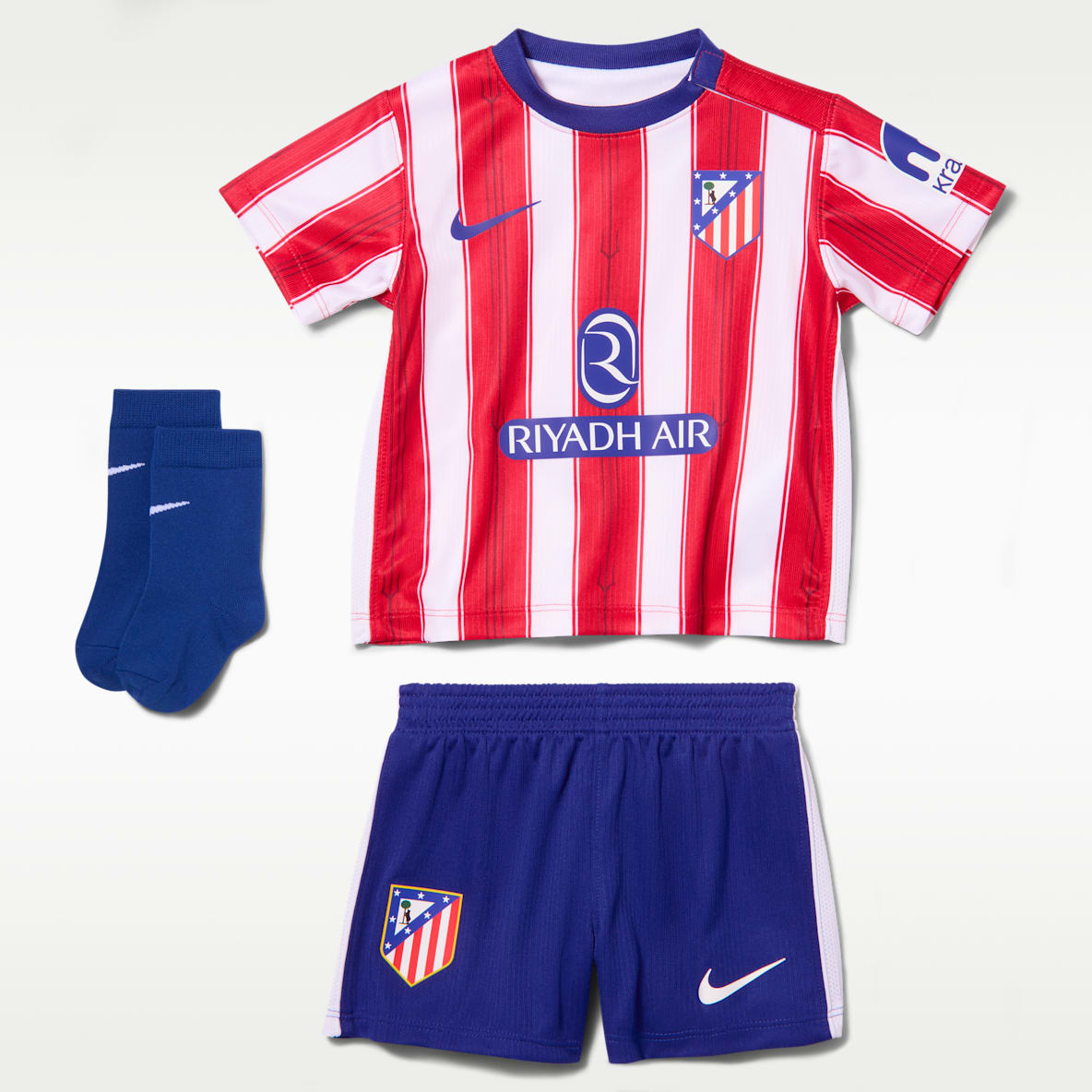 Atlético Madrid 2026/27 Stadium Home Baby/Toddler Nike Football Replica 3-Piece Kit