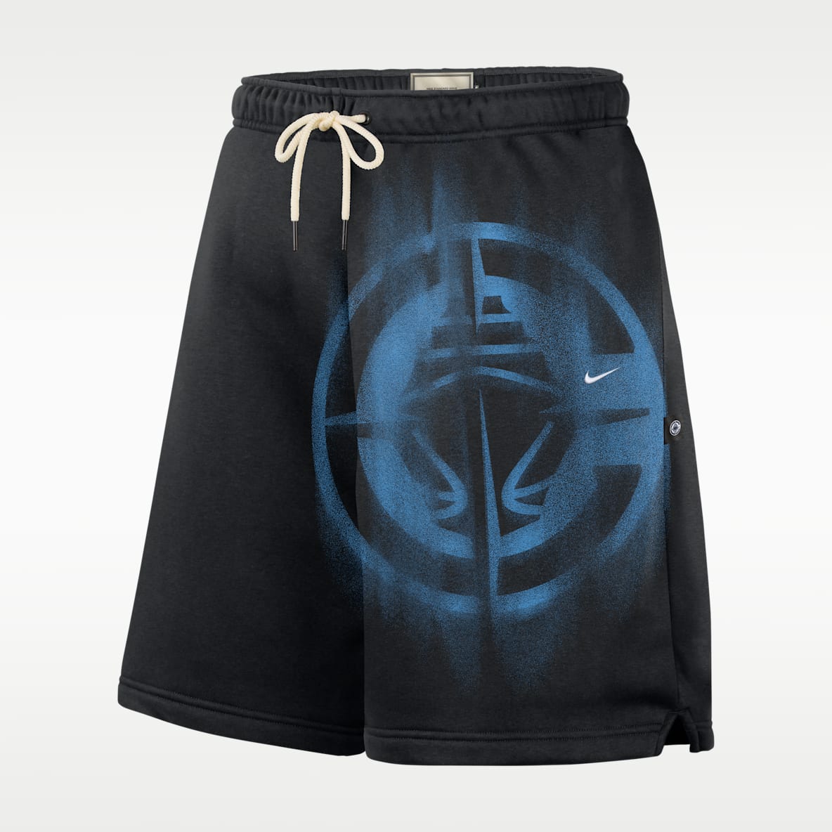 LA Clippers Standard Issue Shorts de básquetbol de tejido Fleece para hombre