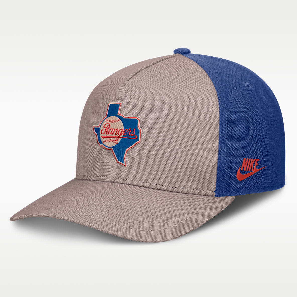 Texas Rangers Cooperstown Rise Gorra Nike de la MLB ajustable con estructura A-Frame para hombre