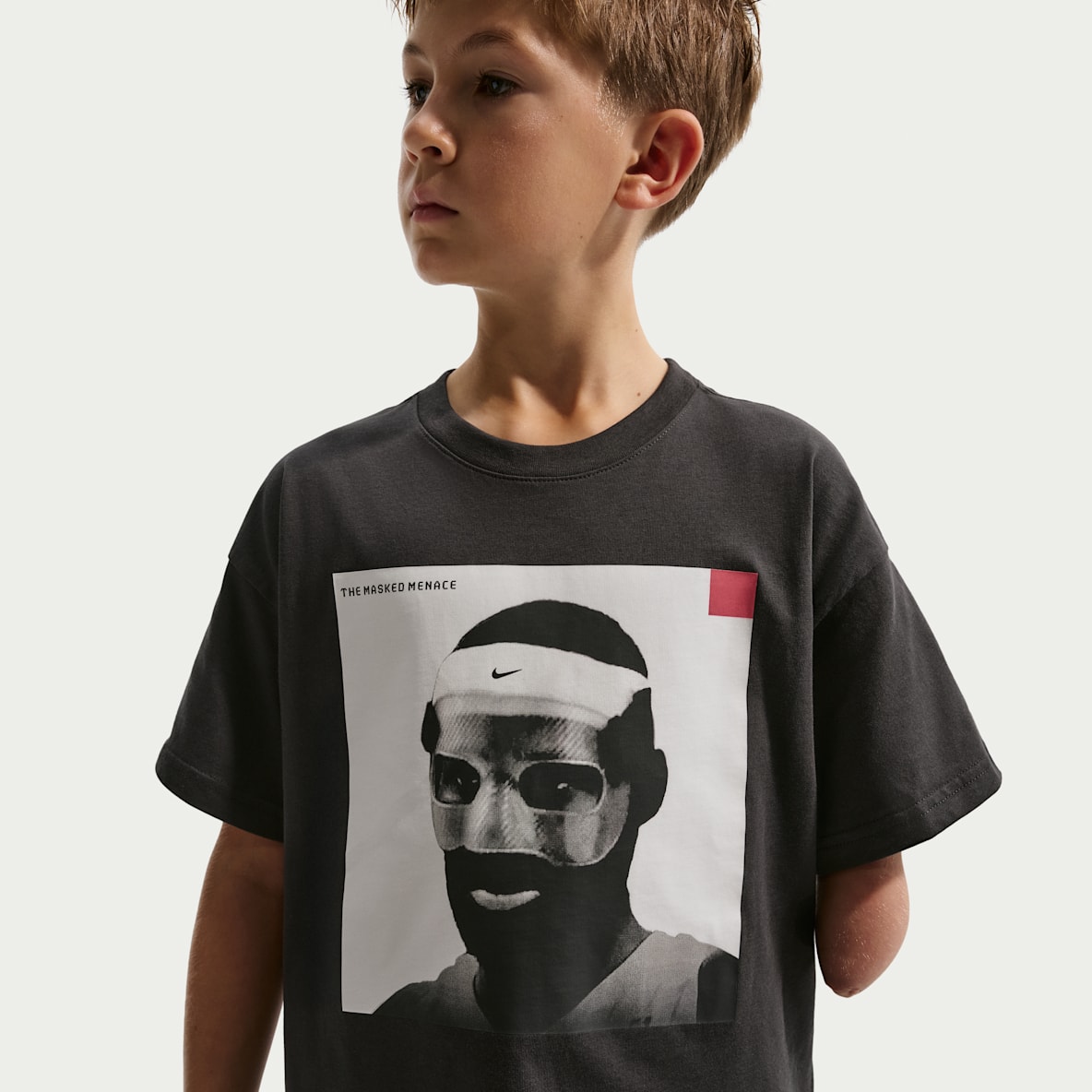 LeBron "Masked Menace" Kids' Basketball T-Shirt
