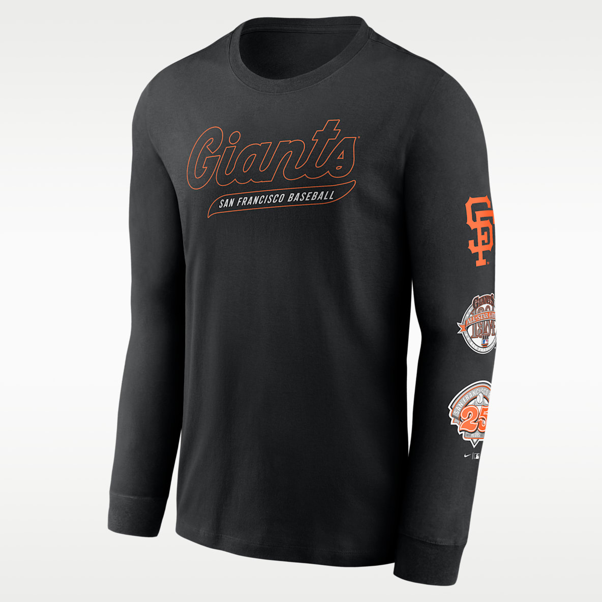 San Francisco Giants Cooperstown Knockout Men's Nike MLB Long-Sleeve T-Shirt
