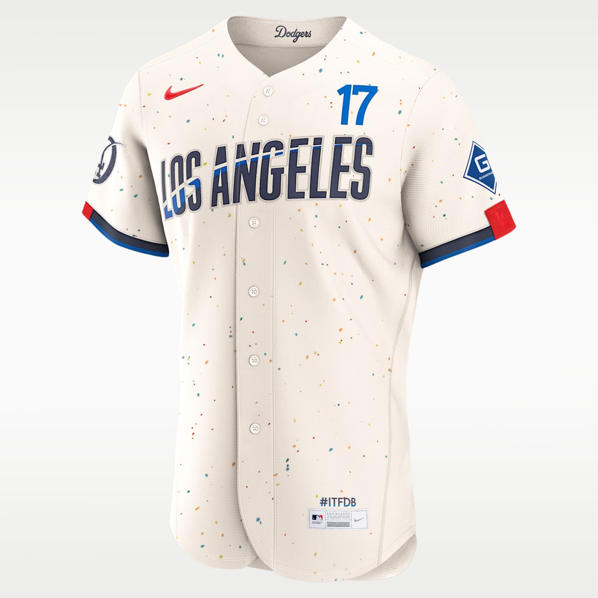 Freddie Freeman Los Angeles Dodgers City Connect Jersey Nike de la MLB Authentic para hombre
