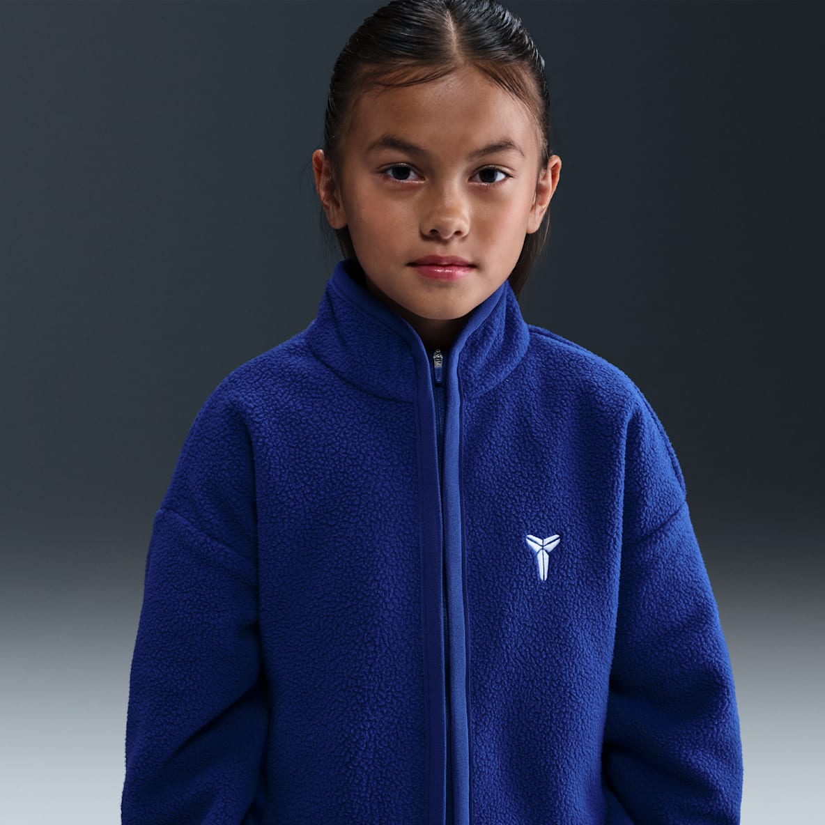 Kobe Playera de básquetbol acondicionada para el invierno para niños talla grande