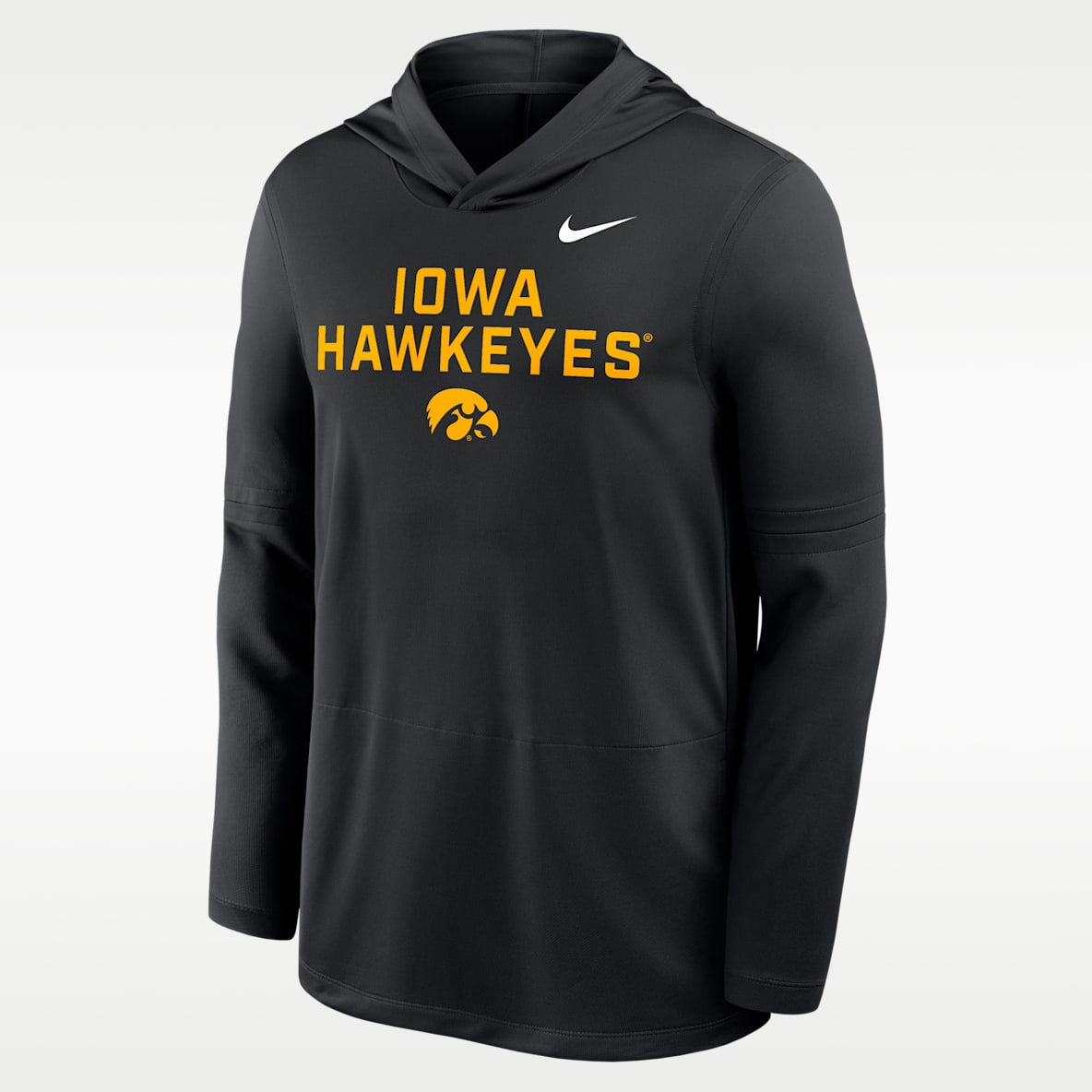 Iowa Sideline Men's Nike Dri-FIT College Long-Sleeve Hooded Top